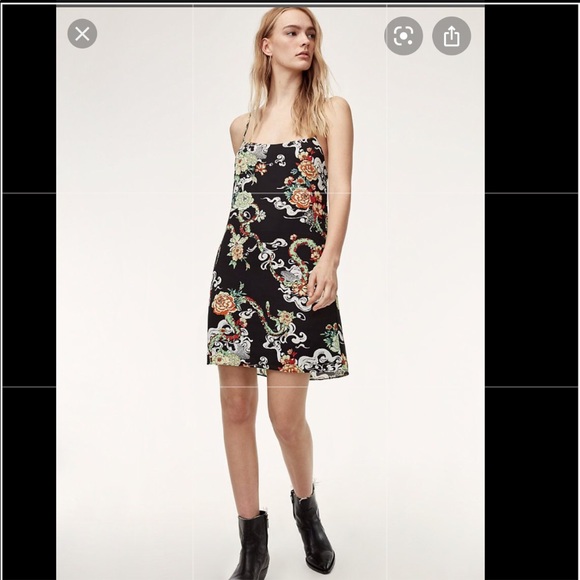 Aritzia Talula crossback dress